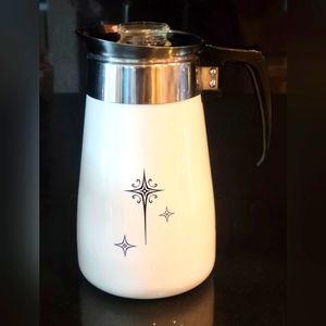 MCM CorningWare Starburst Coffee Percolator RARE